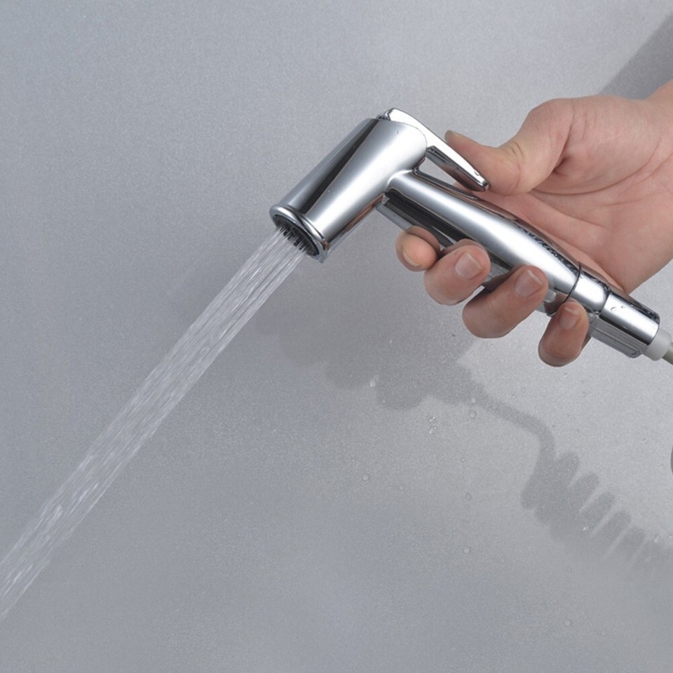 Convenient RV Caravan Motorhome Shower Head Chrome Finish On/Off Water