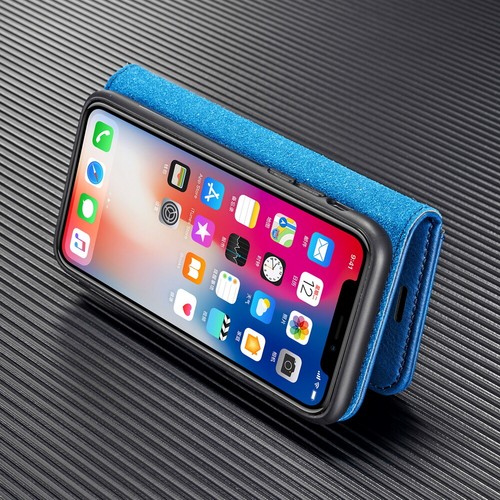 Leather Wallet Card Slot Case Detachable Magnetic Cover For iPhone Samsung Phone - Picture 18 of 28