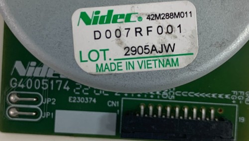 Nidec Motor with Board 42M288M011 G4005174 Brother MFC-L3730CDN Spare Part - Photo 10/24