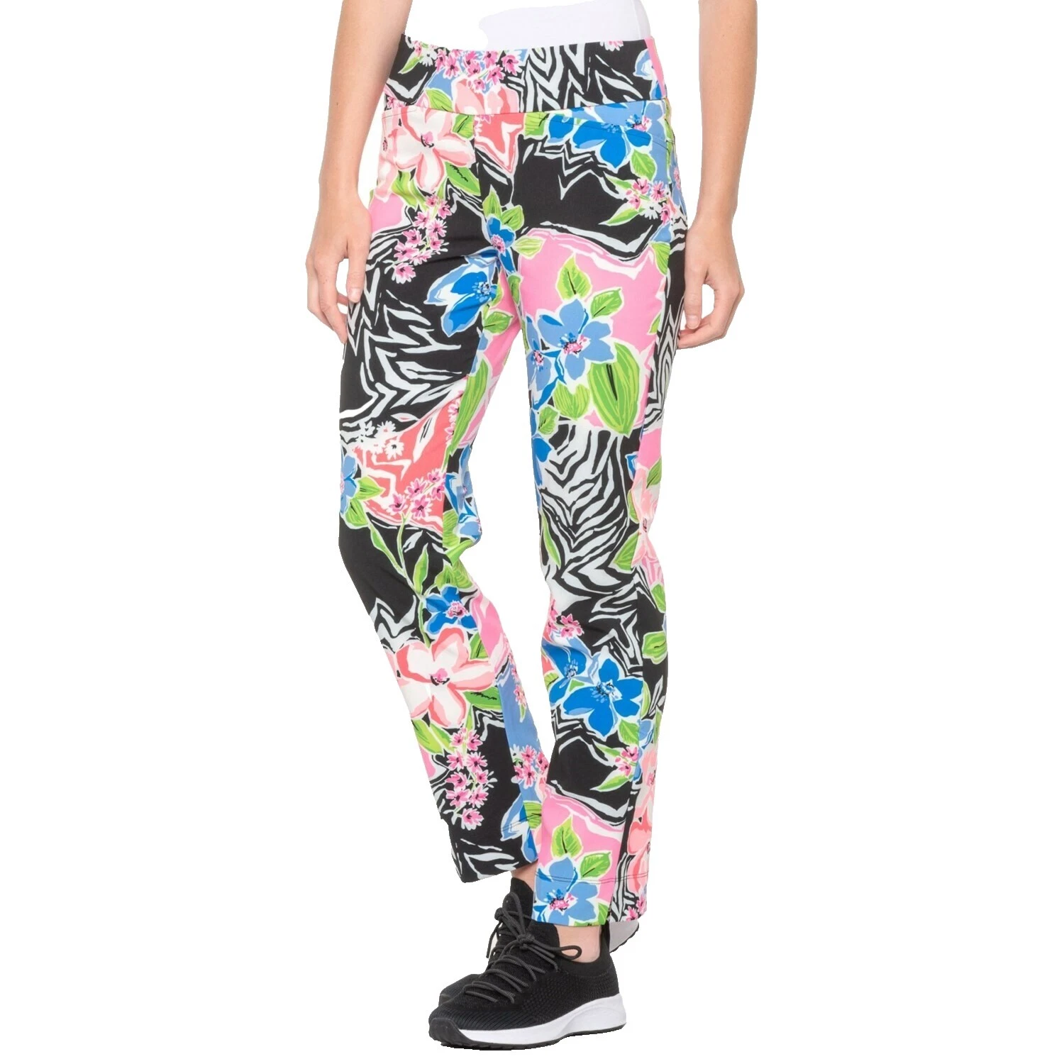 Multicolor Regular Size Golf Pants for Women