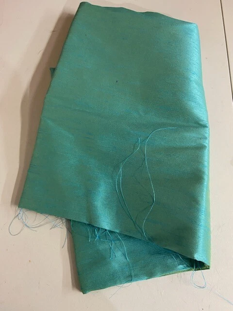 lagoon Drapery wedding Shantung Silk Faux Fake Dupioni Solid home decor Fabric - Image 4 of 4