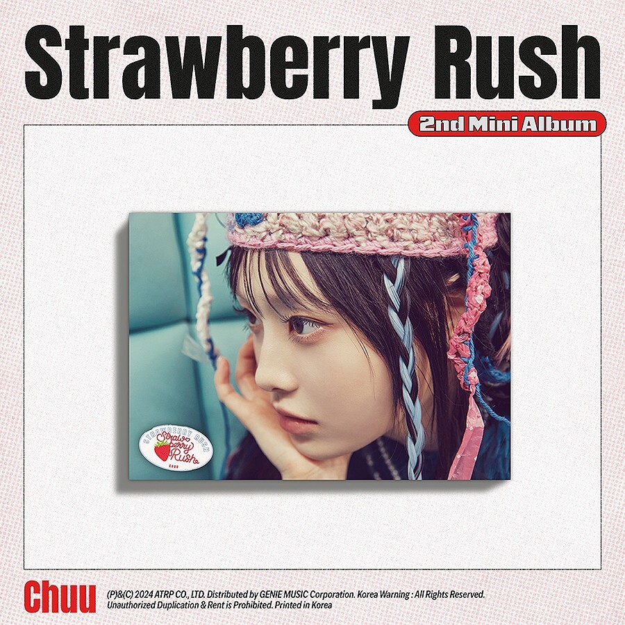 CHUU [STRAWBERRY RUSH] 2nd Mini Album STAYG Ver/QR Card+9 Photo