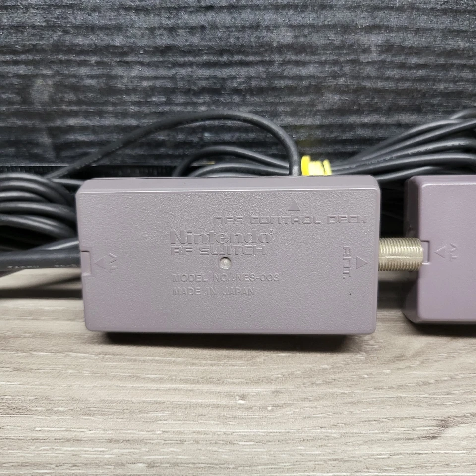 2x Nintendo NES RF AV Cable Adapter Switch (NES-003) Cable Tested Genuine OEM - Image 3 of 4