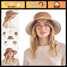 Wide Brim Sun Hat UPF 50+ Packable UV Protection, Adjustable