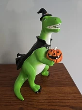 Tabletop Decoration, Green, T Rex, Halloween Collection, 10 Inches