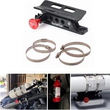 Quick Release Fire Extinguisher Mount Bracket Holder Aluminum Roll Bar Mount Bot