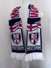 West Brom The Baggies Classic Supporters Scarf Boing Boing , Used VGC