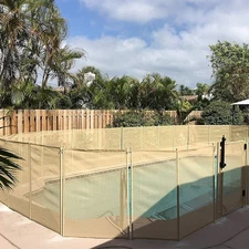 WaterWarden Pool Safety Fence for Inground Pool 4’ x 24’ ft. UL Certified to ...
