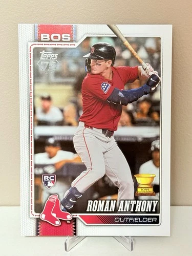 2026 Topps Series 1 Flagship Roman Anthony RC Oversized Super Box Card—OTC-12