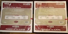 Pioneer MP-46 Memo Pocket Photo Album 4x6  Album Refills 5 Sheets Each X 2 Pkg