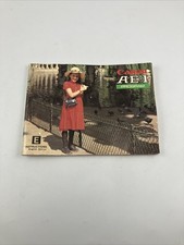 VINTAGE CANON AE-1 PROGRAM CAMERA OWNER INSTRUCTION MANUAL GUIDE BOOKLET