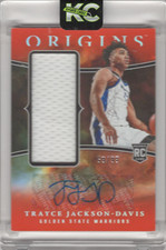 Trayce Jackson Davis 2023-24 Panini Origins /99 RPA Patch Auto RC #RJA-TJD