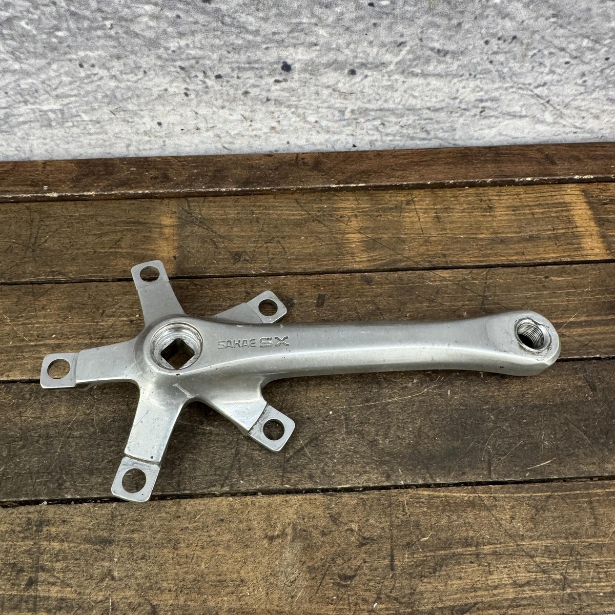パーツ saka Vintage Sakae SX Crank Arm TRIPLE RIGHT 170mm 110 BCD Japan Square