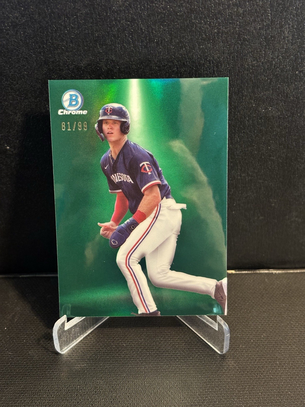 Walker Jenkins Spotlights SSP Green /99 2024 Bowman Twins #BS-3