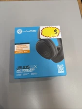 JLab JBuds Lux Active Noise Canceling Bluetooth Wireless Headphones Graphite