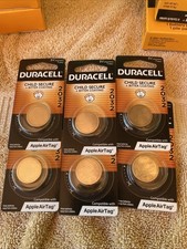 6 Duracell 3V Lithium Coin Cell/Button Battery CR2032 1 Battery/Pk Exp 04/2034