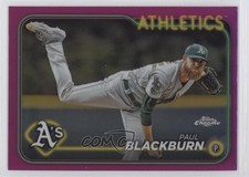2024 Topps Chrome Pink Refractor Paul Blackburn #43 1q62
