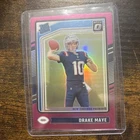 2024 Panini Donruss Optic - Rated Rookie Drake Maye #229 Pink Prizm (RC)