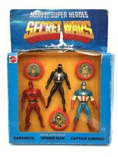 RARE  Marvel Super Heroes Secret Wars Triple Pack Mattel 1984