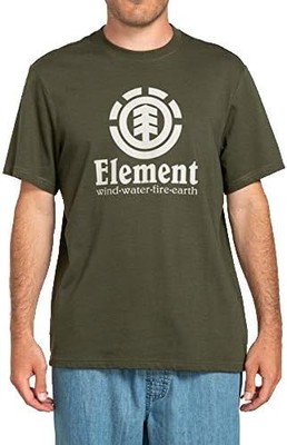 Element Vertical Herren T-Shirt grün Sktreetwear Skateboard