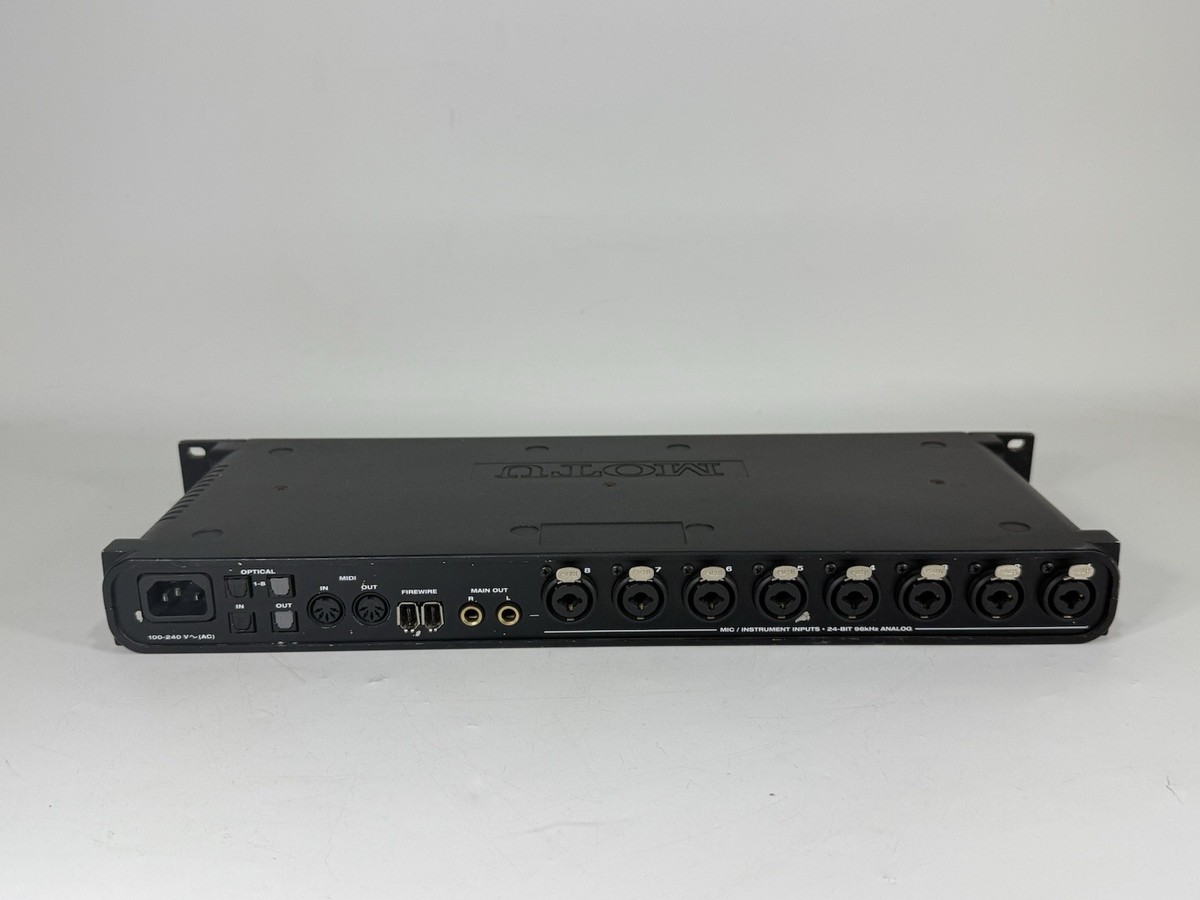 Motu 8Pre (8-Pre) Eight Mic Preamps - MIDI Firewire Audio