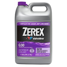 Zerex G30 Antifreeze Coolant 5050 Ready-to-use 1 Gallon Zerex G30 Antifreeze Coolant 5050 Ready-to-use 1 Gallon