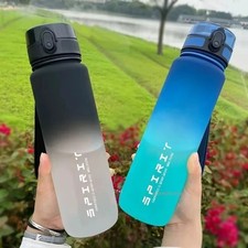 1 Liter Sports Water Bottle Gym Travel Drinking Leakproof Bottle BPA-Free UK