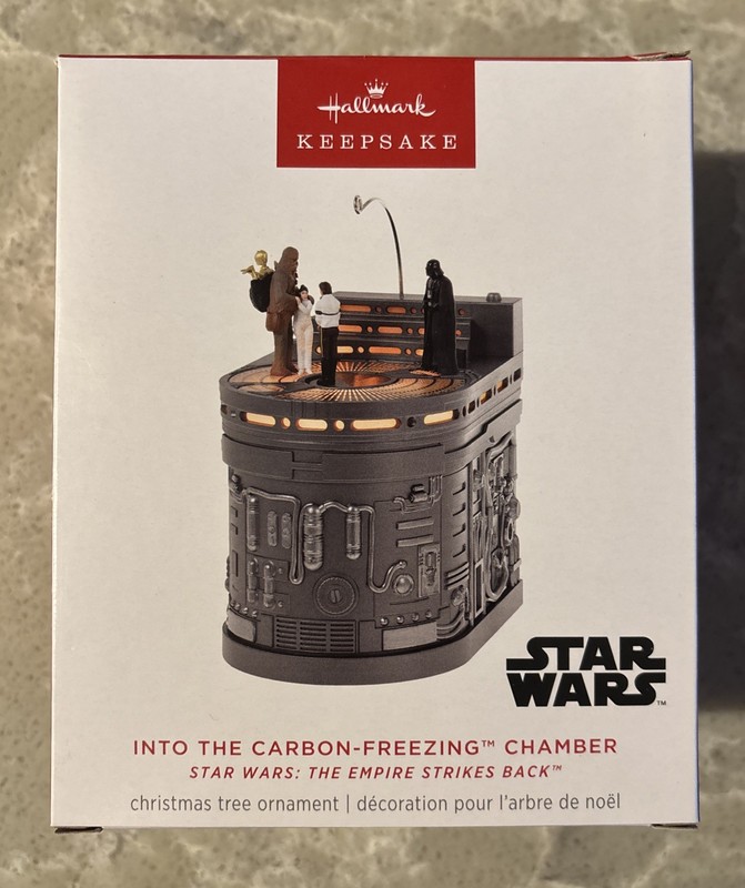 Hallmark Star Wars Empire Strikes Back Han Solo Into the Carbon-Freezing Chamber