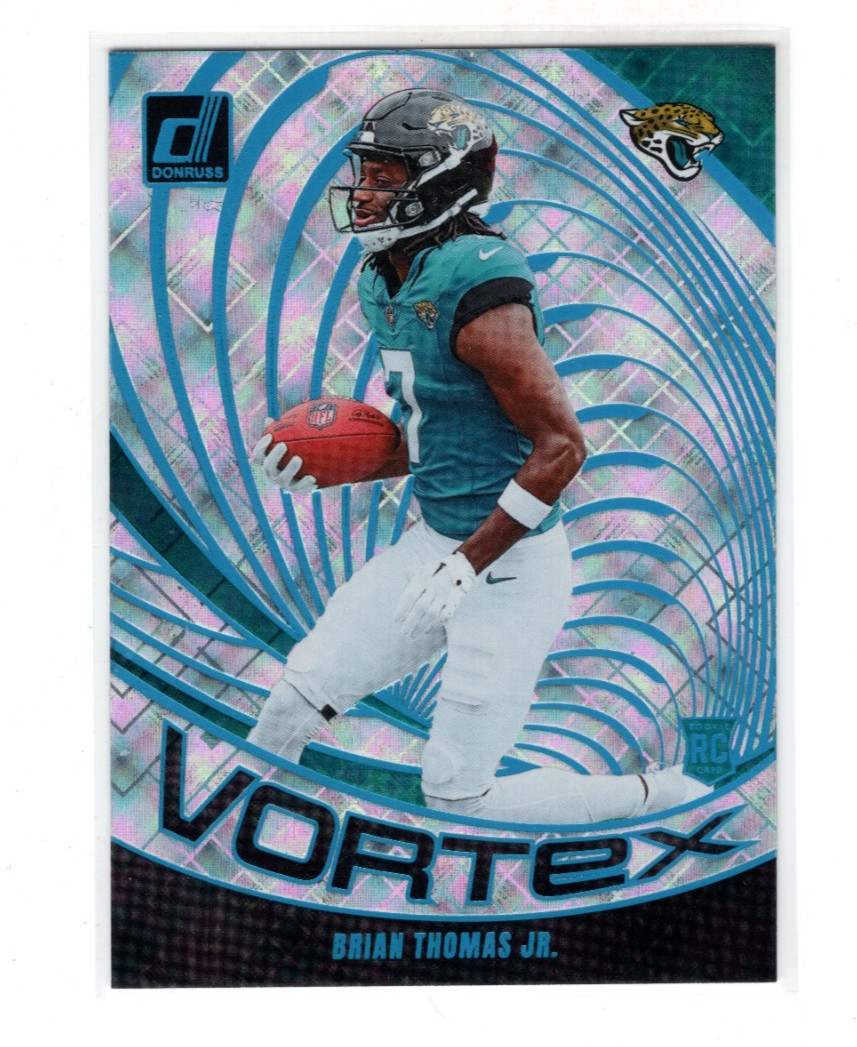 2024 Donruss Brian Thomas Jr. #VOR-BTH Cosmic Vortex RC Rookie /100 SP