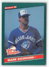 Mark Eichhorn 1986 Blue Jays The Rookies #13