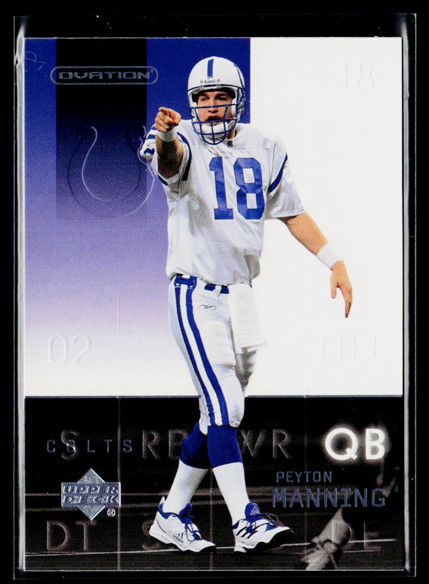 2002 Upper Deck Ovation #37 Peyton Manning