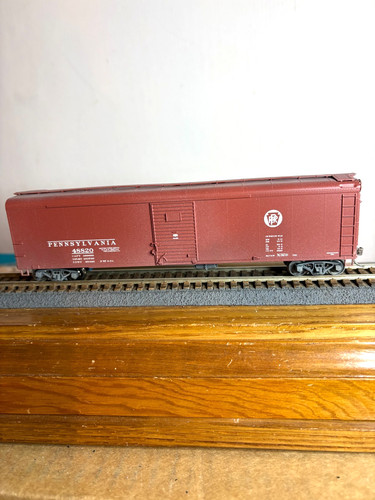 Bowser # PRR "Circle Keystone 50' X32D R.R. Coche caja puerta única #48820 1:87 | Zustand: New