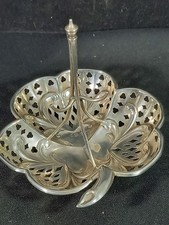EDWARDIAN STERLING SILVER JEWELLERY STAND, GEORGE UNITE & SONS, BIRMINGHAM, 1906