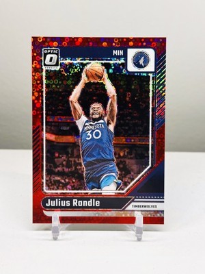 Julius Randle /75 2024-25 Panini Donruss Optic - #224 Red Fast Break Prizm