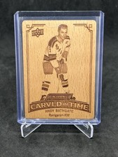 2023-24 Upper Deck Engrained Carved in Time Andy Bathgate #CT-11 HOF