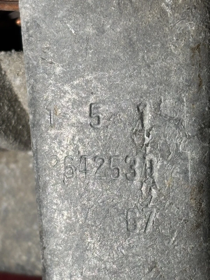 OEM Mopar 1967 Chrysler Plymouth Dodge 440 V8 Hemi Alternator 2642537 Dated 67 - Image 4 of 4