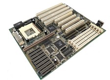 Untested Chaintech 5Iem M101 Mainboard Socket 7 Motherboard Retro Pci Isa Simm