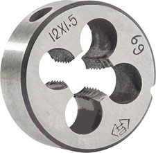 M12 X 1.5 Metric round Die, Machine Thread Die M12 X 1.5Mm Right Hand