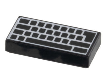 New LEGO Keyboard Black White STANDARD Colored Keyes Computer Tech Gear Office