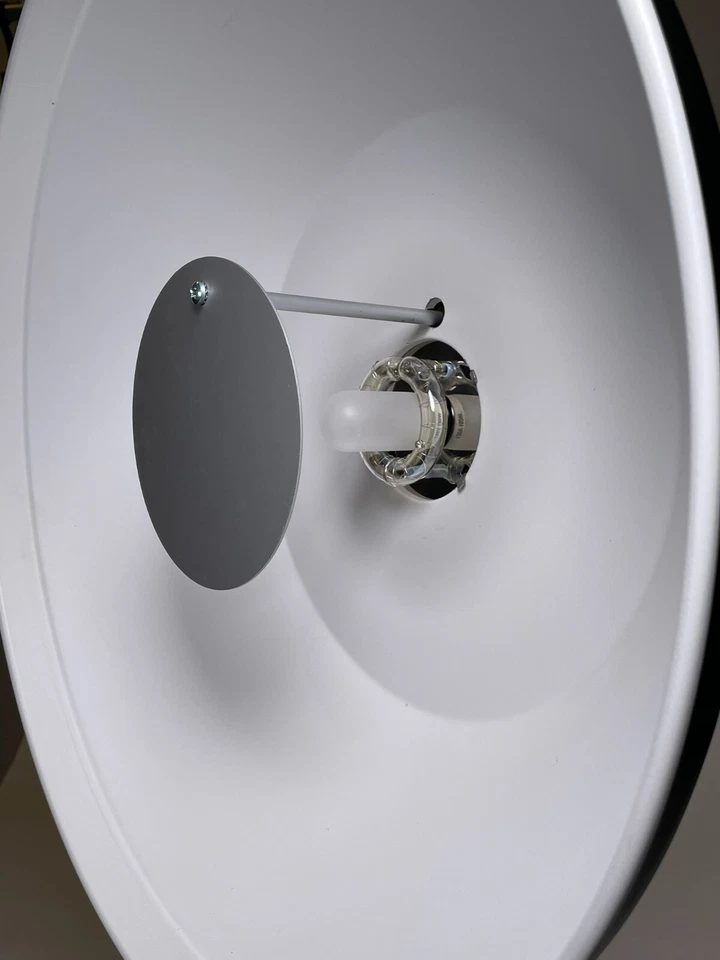 22" White High Output Beauty Dish Adapted for Paul C. Buff AlienBees - Image 2 of 4