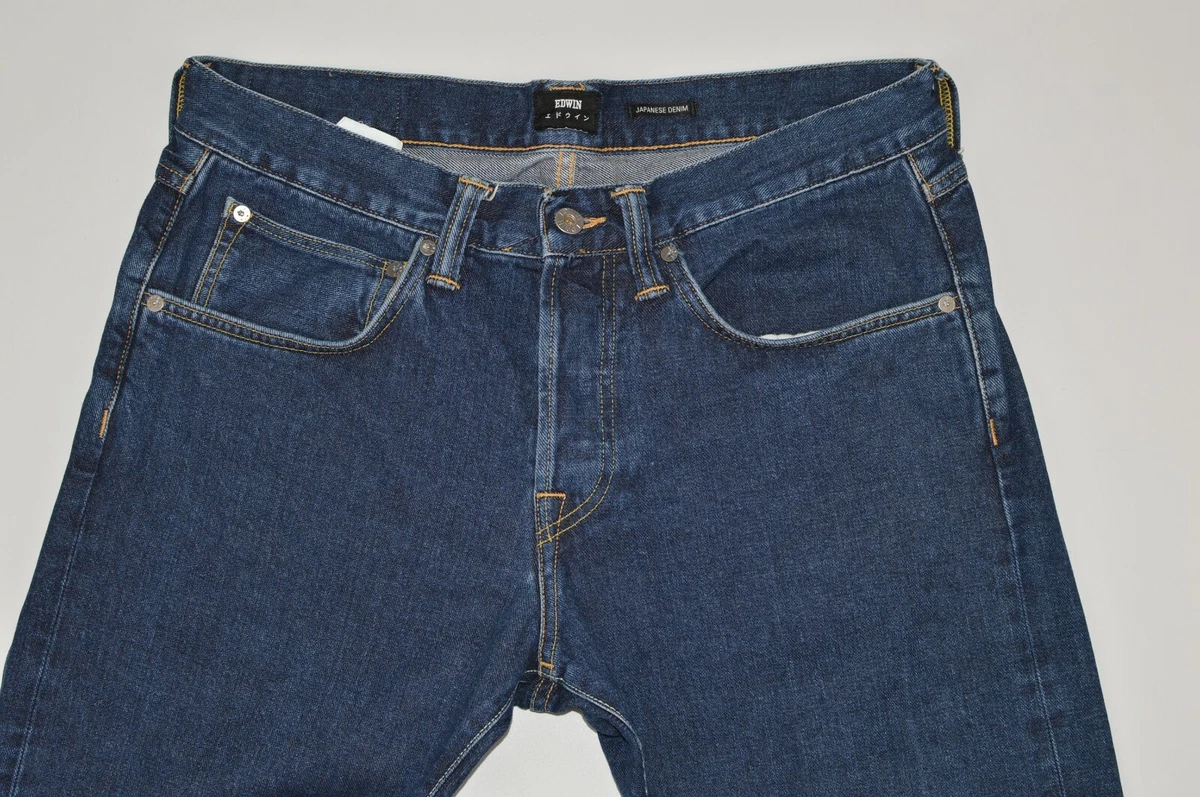Edwin ED 55 Regular Tapered Jeans Japanese Denim Made in Tunisia