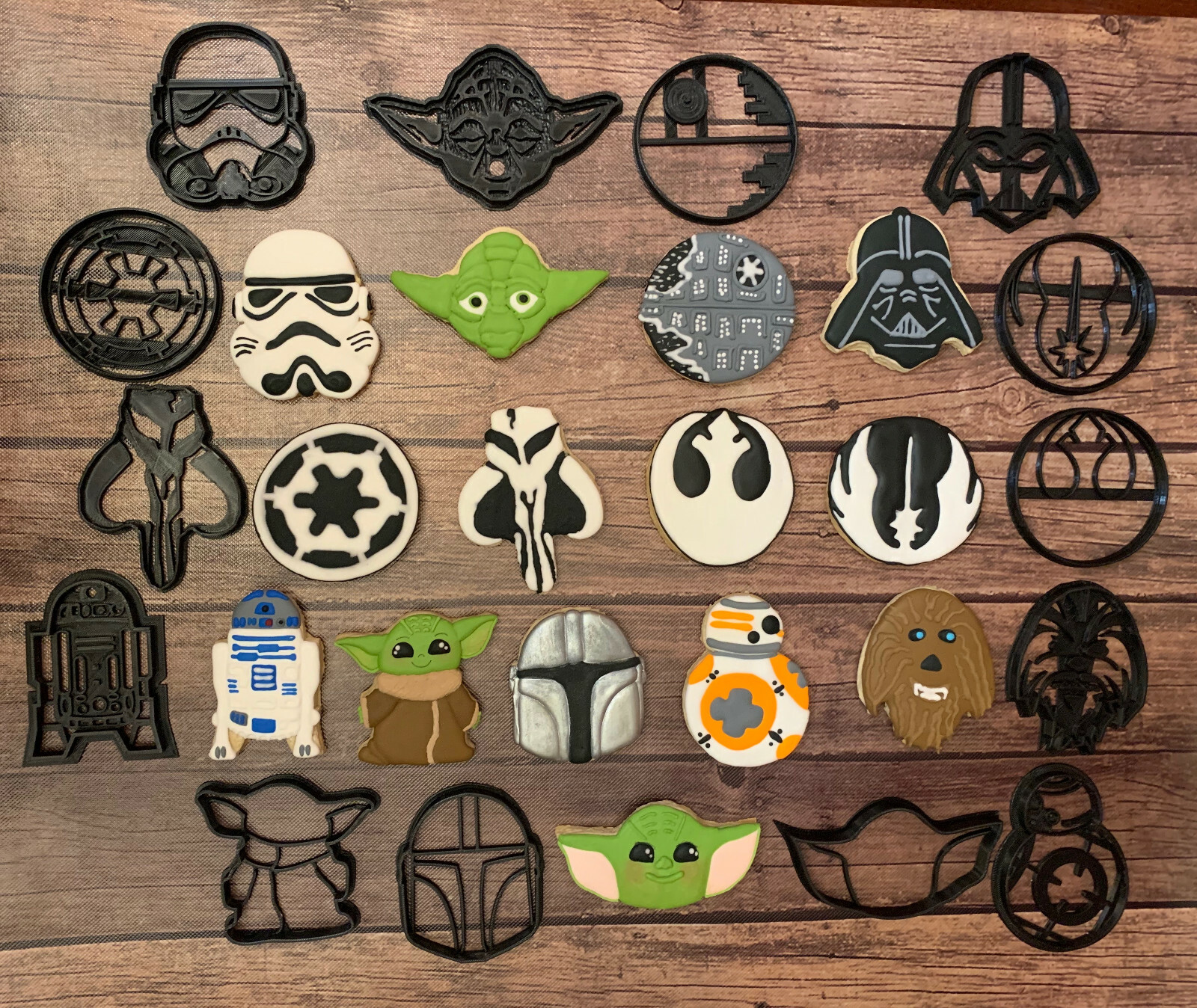 star wars fondant cutters