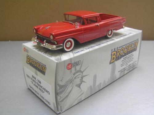 Brooklin Models BRK.108 1957 Ford Ranchero 'Flame Red' 1/43 scale Mint ...