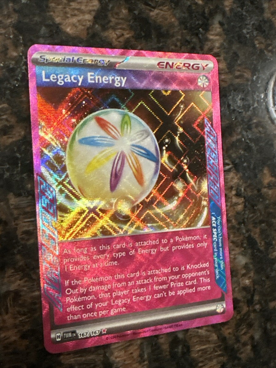Pokémon TCG Twilight Masquerade Legacy Energy 167/167 Ace Spec