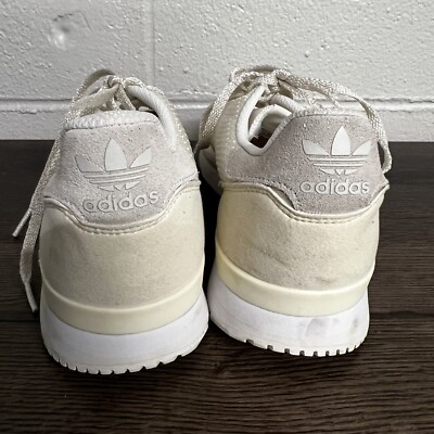 Adidas Mens ZX 500 OG Weave Sneakers Beige All White M21737 2014