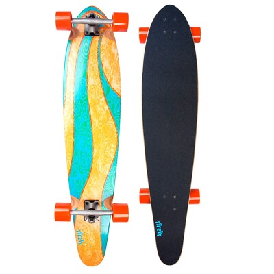 Longboard  My Area Blue Wave Skatebaord