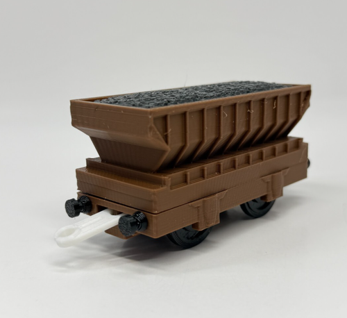 Tren de carga Trackmaster Plarail 3 tolva de carbón personalizado marrón - Thomas & Friends - Imagen 4 de 20