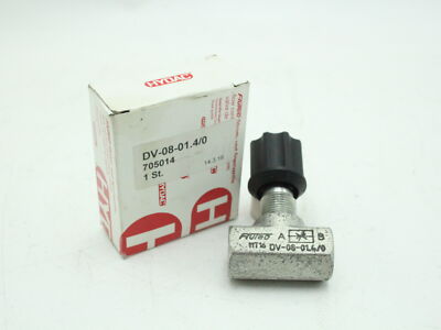 HYDAC/Flutec DV-08-01.4/0 Nadelventil 705014 Durchflussventil