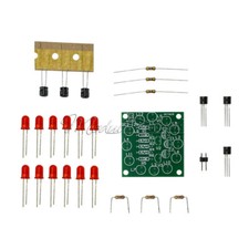 Circular Lamp Suite 12PCS LED Red DIY Kit Electronic Production DIY Kit-