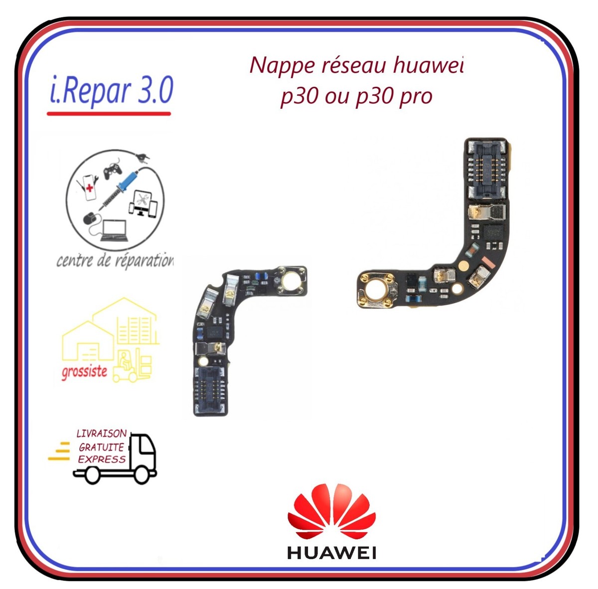 Nappe Réseau Pour Huawei P30 Et P30 Pro - Port De Chargement - Neuf Générique